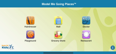 Figure 2.19: The interface of Model Me Going Places 2 (URL-19).